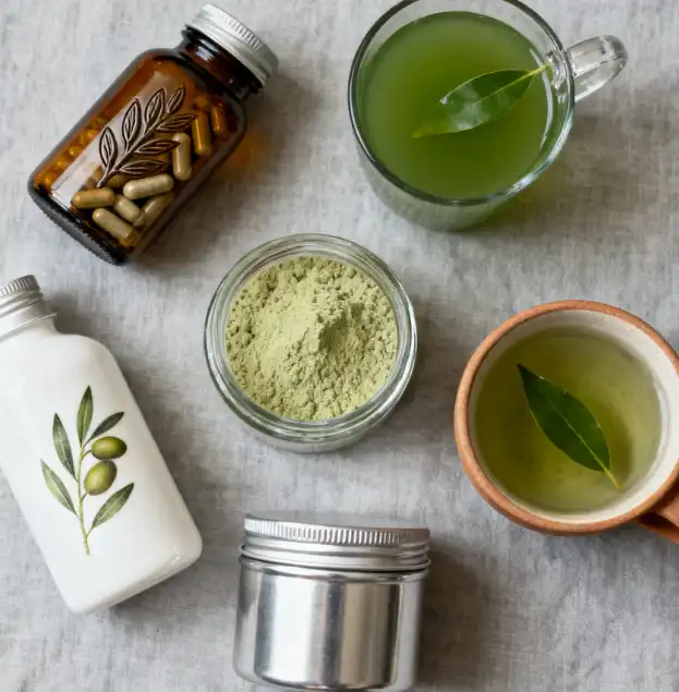 organic olive leaf powder Application.png